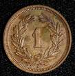 1 Rappen Switzerland 1936 B  Thin cross UNC KM# 3.2 (27 707) unz