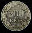 200 Reis BRAZIL Copper-Nickel 1896  32 mm KM# 493 (27 818) Uncertified