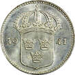 10 Öre Sweden Gustaf V (1907-1950) Silver 1941 G  GEM BU KM# 780 (22 082) Uncertified