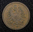 1 Pfennig Germany - Empire Wilhelm I Copper 1888 A  KM# 1 (22 476) Uncertified