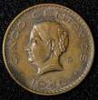 5 Centavos Mexico ESTADOS UNIDOS MEXICANOS Bronze 1945  WWII ISSUE KM# 424 (934) Uncertified