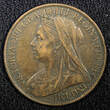 India 1 Penny Great Britain Victoria Bronze 1901  30.8 mm Last Year KM# 790 (22 506) Uncertified