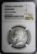 Rupee India-British Victoria Silver 1840 B&C  NGC AU DETAILS KM458.2 (004)