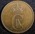 Bronze Denmark Christian IX  1906 VBP 2 Ore KM# 793.2 (23 775) Uncertified