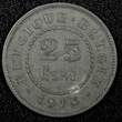 25 Centimes BELGIUM German Occupation Zinc 1916  WWI Issue KM# 82 (25 043) Uncertified