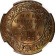 1/4 Anna India-British George V Bronze 1935 (C)  NGC MS64 BN KM# 512 (018)