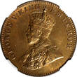 1/4 Anna India-British George V Bronze 1936 (B)  NGC MS66 RB GEM BU KM# 512 (19)