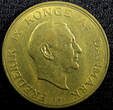 1 Krone DENMARK Frederik IX Aluminum-Bronze 1956 C S  GEM BU KM# 837.2 (23 094) Uncertified