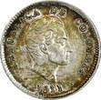 10 Centavos Colombia Simon Bolivar Silver 1911  UNC Toning KM# 196.1 (21 815) unz