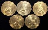 50 Centimos Paraguay Aluminum-Bronze 1953  25mm UNC KM# 28 RANDOM PICK (1 Coin) unz
