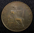 India 1 Penny Great Britain Edward VII Bronze 1902  1 YEAR TYPE KM# 794.1 (22 510) Uncertified
