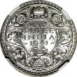 1/2 Rupee India-British George VI Silver 1941 (B)  Bombay NGC MS62 KM# 551 (045)