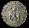 50 Cents MALTA Copper-Nickel 1972  Great Siege Monument KM# 12 (27 963) Uncertified