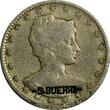 200 Reis Brazil 1901  Liberty Counterstamp 
