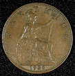 United Kingdom 1936 Farthing 1868 Great Britain George V (1910-1936) Bronze  ch.XF KM# 825 (26 802) Uncertified