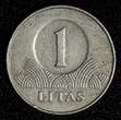 1 Litas Lithuania Copper-Nickel 2001  Horserider KM# 111 (27 972) Uncertified