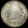 Peso Mexico Silver 1901 ZS FZ  Zacatecas High Grade Luster Toned KM# 409.3 (885) Uncertified