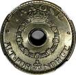 1 Krone Norway Haakon VII Copper-Nickel 1950  NGC MS64 NICE TONED KM# 385 (132)