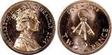 2 Pence Gibraltar Elizabeth II 2004  British Overseas BU KM#1044 RANDOM PICK Uncertified