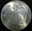 20 Dinara Yugoslavia Petar II Silver 1938  1 Year Type KM# 23 (23 768) Uncertified
