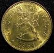 20 Pennia Finland Aluminum-Bronze 1964 S  UNC /BU Toned KM# 47 (24 153) unz