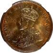 1/4 Anna India-British George V Bronze 1930 (C)  NGC MS64 BN KM# 512 (010)