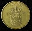 1 Krone DENMARK Frederik IX Aluminum-Bronze 1952 N S  KM# 837.1 (27 717) Uncertified