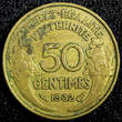 50 Centimes FRANCE Aluminum-Bronze 1932  KM# 894.1 (23 604) Uncertified