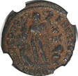 308 AD ROMAN Licinius I AS CAESAR AD 308-324 BI REDUCED NUMMUS /JUPITER ZEUS NGC (055)