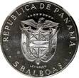5 Balboas Panama Silver PROOF 1970 FM  NGC PF67 CAM.Central Americ.Games KM#28(9) PP