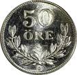 SWEDEN Gustaf V Silver 1939 G 50 Ore UNC PROOF LIKE SURFACES KM# 788 (13 006) unz