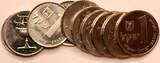 1 Sheqel Israel 1981-1985  Omer Cup UNC KM# 111 RANDOM PICK (1 COIN ) (088) unz