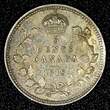 5 Cents CANADA George V Silver 1918  Toned KM# 22 (27 115) Uncertified