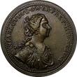 United Kingdom MEDAL GREAT BRITAIN 1761 CORONATION  OF CHARLOTTE 34mm By Lorenz Natter. (10 584)