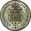 1/8 Riksdaler SWEDEN Carl XIV Johan Silver 1832 CB  SCARCE KM# 626 (15 262) Uncertified