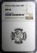 FINLAND Nicholas II Silver 1916 S 50 Penniä NGC MS64 GEM BU COIN KM# 2.2 (012)