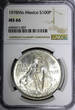 100 Pesos Mexico ESTADOS UNIDOS MEXICANOS Silver 1978 Mo  NGC MS66 KM# 483.2 (7)
