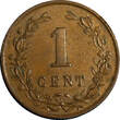 1 Cent Netherlands Wilhelmina I Bronze 1900  KM# 107 (6457) Uncertified