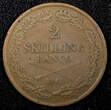 2 Skilling Sweden Oscar I Copper 1847  Banco 33.5 mm Mintage-115,000 KM#664 (565) Uncertified