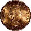United Kingdom 1/2 Penny GREAT BRITAIN Elizabeth II 1967  NGC MS65 RD FULL RED KM# 896 (11)