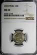 10 Centavos PERU Copper-Nickel 1920  NGC MS63 KM# 214.1 (008)