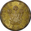 United Kingdom 3 Pence Great Britain George VI Nickel-Brass 1941  WWII Issue UNC KM# 849 (424) unz