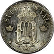 10 Öre SWEDEN Oscar II Silver 1907 EB  UNC Condition 1 YEAR TYPE KM# 774 (10 524) unz