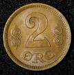 Bronze Denmark Christian X  1915 VBP; GJ 2 Ore UNC KM# 813.1 (27 692) unz