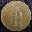 Bronze SWEDEN Oscar II  1877 1 Ore Large Letters KM# 745 (23 150) Uncertified