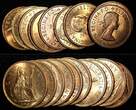 United Kingdom 1 Penny Great Britain Elizabeth II Bronze 1967  KM# 897 UNC RANDOM PICK (1 Coin) unz