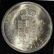 1 Krone Denmark Margrethe II Copper-Nickel 1975  UNC Toned KM# 862.1 (27 268) unz