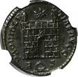 Nummus 337 AD Roman Empire Constantine I BI  AD 307-337 AE3 BI  Castle NGC MS (5)
