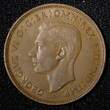 1 Penny Great Britain George VI Bronze 1938  VF KM# 845 (28 930) Uncertified