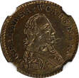 Germany 1 Heller GERMAN STATES JEVER Friedrich August Copper 1764  NGC UNC DET. KM#96(2) NGC unz DET